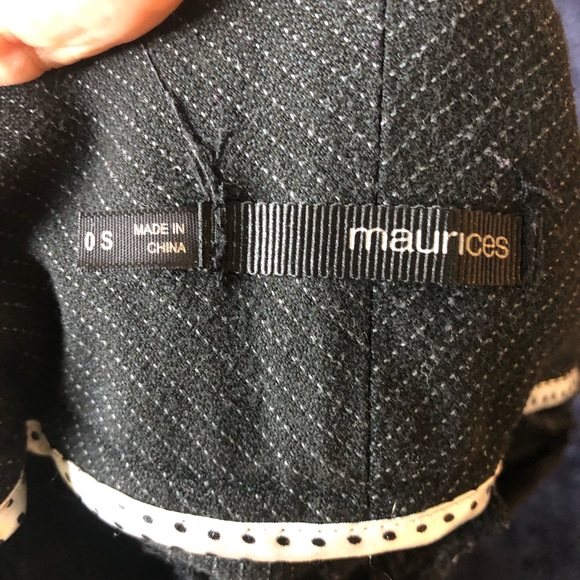 Maurice’s dress pants.  Black with white threaded lines. - Picture 4 of 6